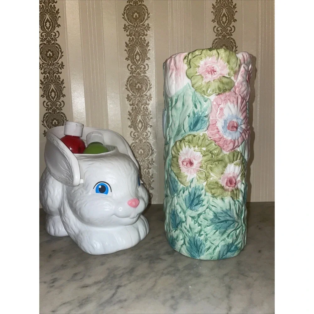 1955 Karen Sue Staver Flower Vase Vintage Beautiful‎ Colors